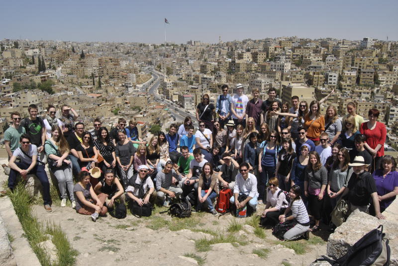 Der Philharmonische Chor auf der Zitadelle von Amman